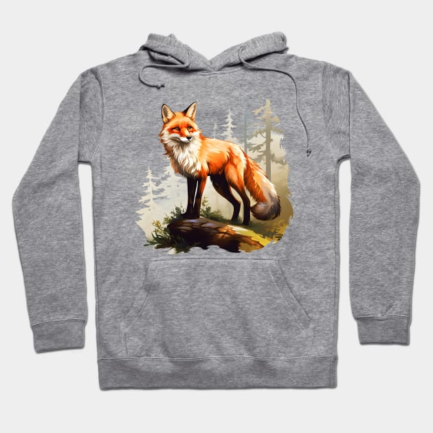 Forest Foxes Hoodie by zooleisurelife